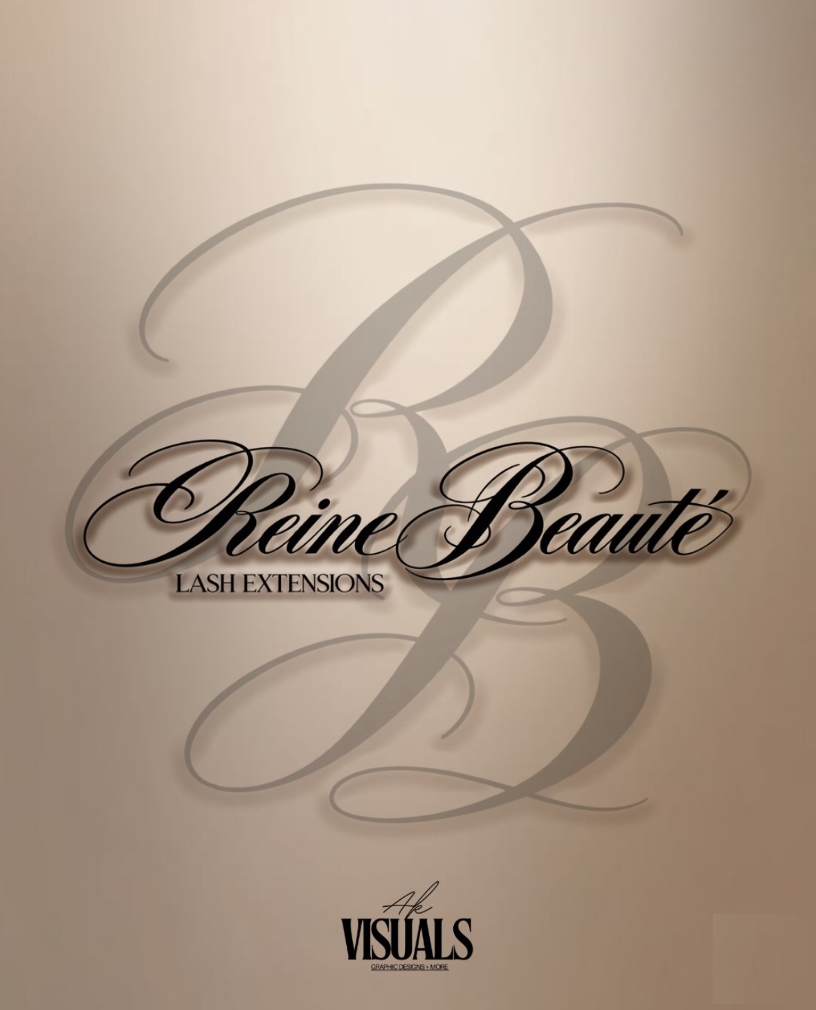 Reine Beauté lash extensions logo
